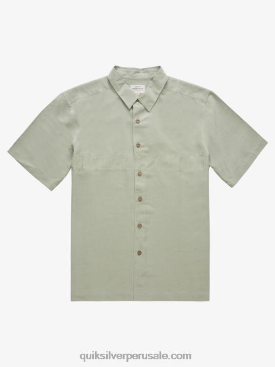 Quiksilver N8LNT871 hombres té camisa antiarrugas premium waterman tahiti palms