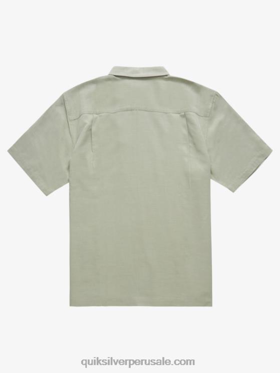 Quiksilver N8LNT871 hombres té camisa antiarrugas premium waterman tahiti palms