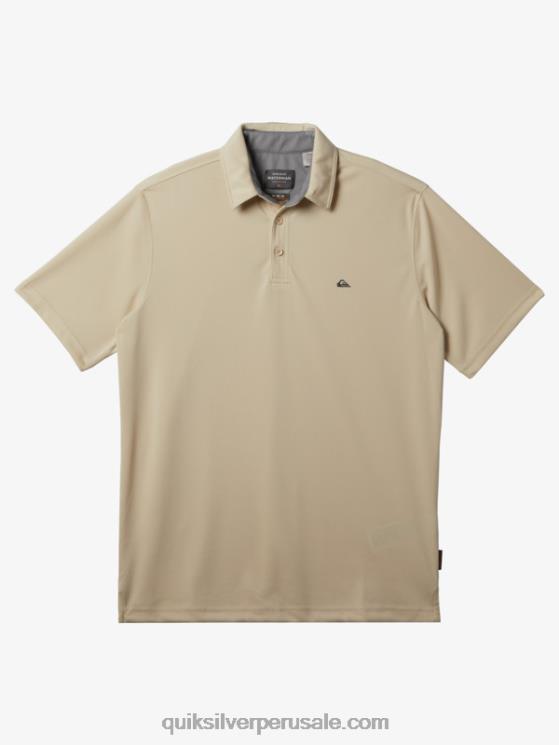 Quiksilver N8LNT95 hombres arroz integral polo de manga corta waterman waterman