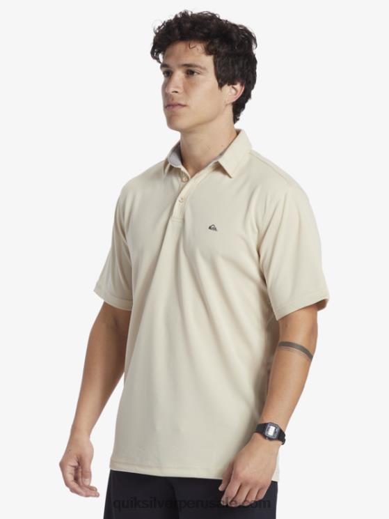 Quiksilver N8LNT95 hombres arroz integral polo de manga corta waterman waterman