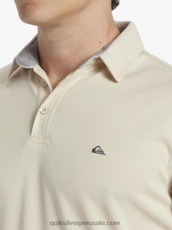 Quiksilver N8LNT95 hombres arroz integral polo de manga corta waterman waterman