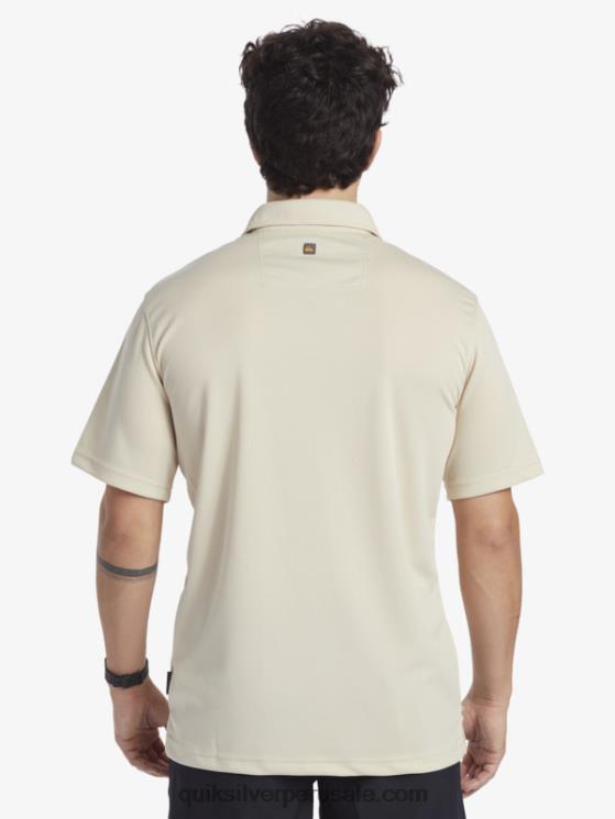 Quiksilver N8LNT95 hombres arroz integral polo de manga corta waterman waterman