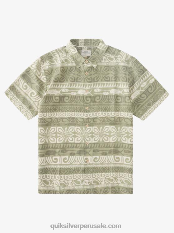 Quiksilver N8LNT964 hombres tapa de te hoy waterman tapa hoy camisa de manga corta