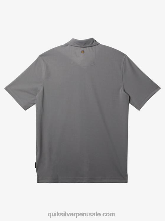 Quiksilver N8LNT97 hombres piel de tiburon polo de manga corta waterman waterman