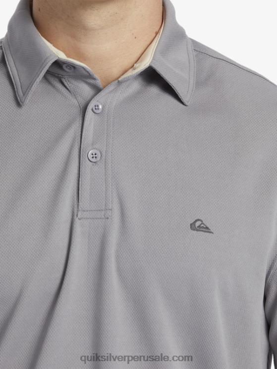 Quiksilver N8LNT97 hombres piel de tiburon polo de manga corta waterman waterman