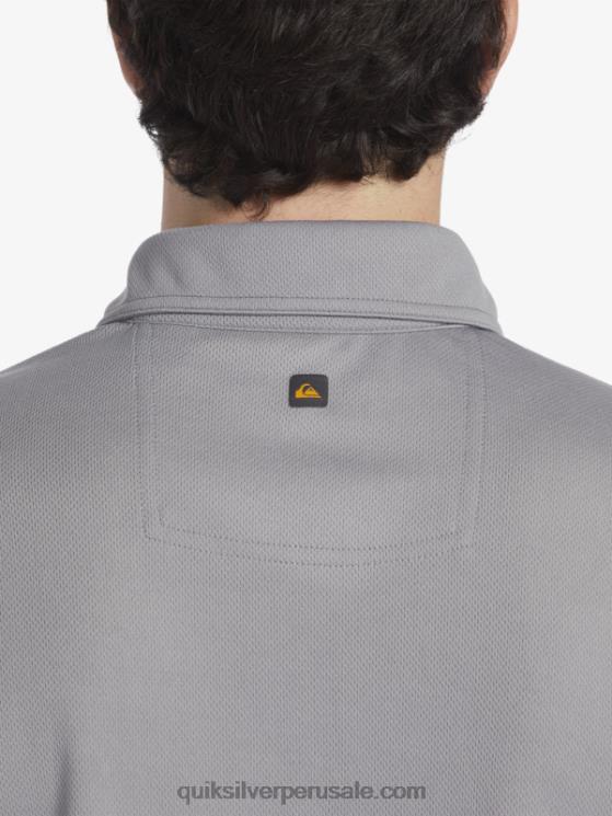 Quiksilver N8LNT97 hombres piel de tiburon polo de manga corta waterman waterman