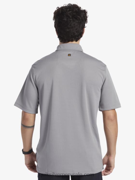 Quiksilver N8LNT97 hombres piel de tiburon polo de manga corta waterman waterman