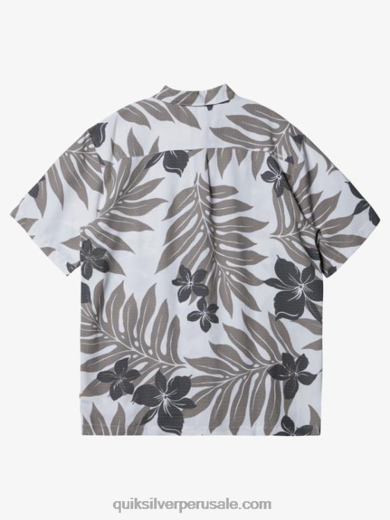 Quiksilver N8LNT992 hombres blanco negro playera manga corta waterman shonan