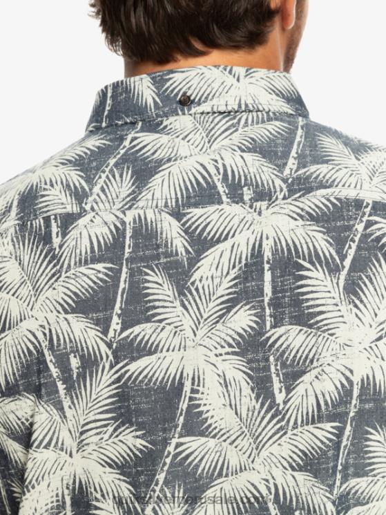 Quiksilver N8LNT995 hombres momento fugaz de la marina camisa de manga corta momento fugaz