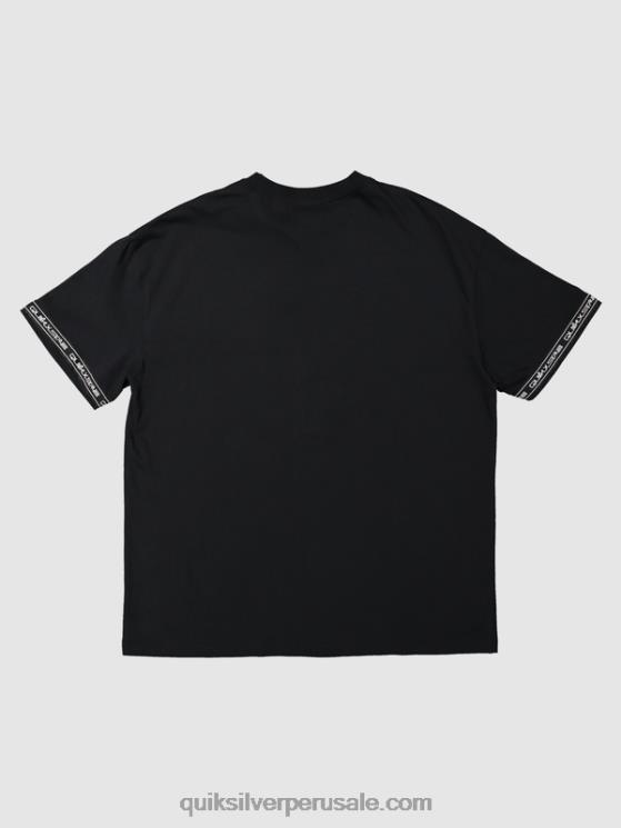 Quiksilver x Stab N8LNT1865 hombres negro camiseta de los 90