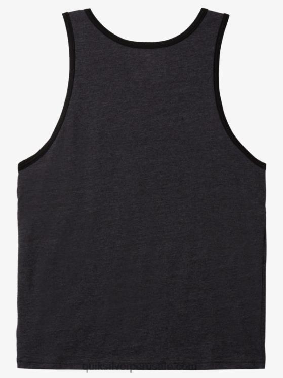 Quiksilver N8LNT1337 hombres brezo de carbón Camiseta sin mangas aerodinámica