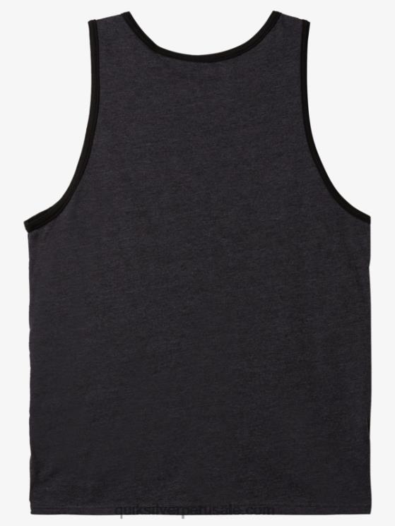 Quiksilver N8LNT453 hombres brezo de carbón tanque de rayas de tijuana