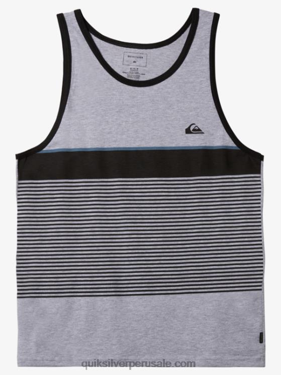 Quiksilver N8LNT454 hombres brezo atlético tanque de rayas de tijuana