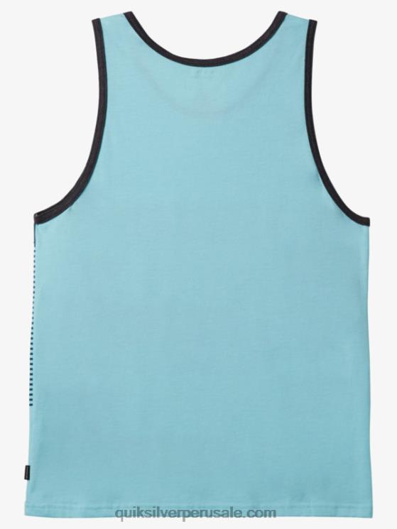 Quiksilver N8LNT455 hombres ángel azul brezo tanque de rayas de tijuana