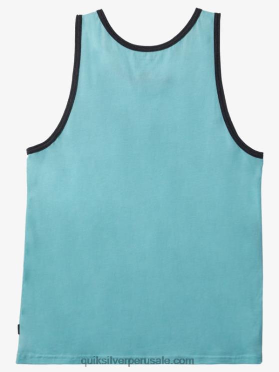 Quiksilver N8LNT558 hombres ángel azul brezo playera sin mangas omni bolsillo