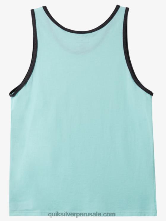 Quiksilver N8LNT559 hombres brezo de cristal de playa playera sin mangas omni bolsillo