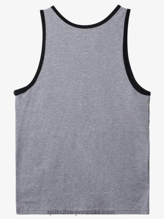 Quiksilver N8LNT704 hombres brezo atlético tanque de rayas todos los días