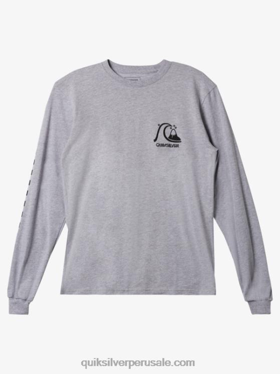 Quiksilver N8LNT1000 hombres brezo atlético la camiseta original de ls
