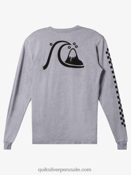 Quiksilver N8LNT1000 hombres brezo atlético la camiseta original de ls