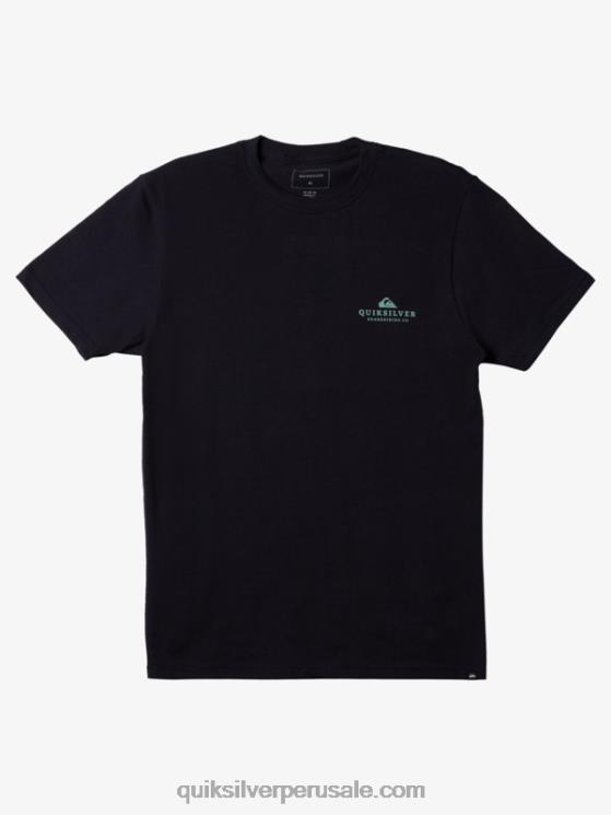 Quiksilver N8LNT1023 hombres chaqueta azul marino camiseta palmeras