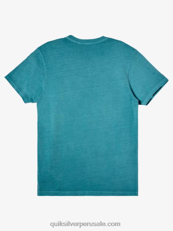 Quiksilver N8LNT1042 hombres azul bretaña camiseta de misión secundaria