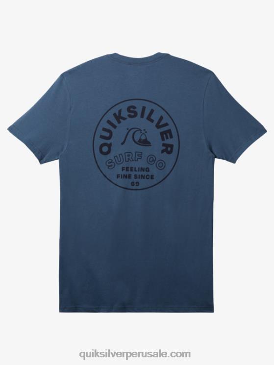 Quiksilver N8LNT105 hombres mar de bering camiseta de giro atemporal