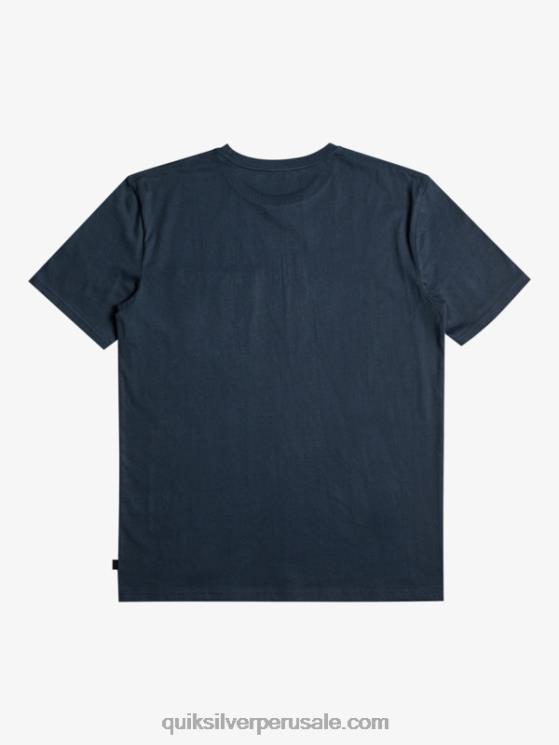 Quiksilver N8LNT1064 hombres chaqueta azul marino camiseta surfadelica rayas bolsillo