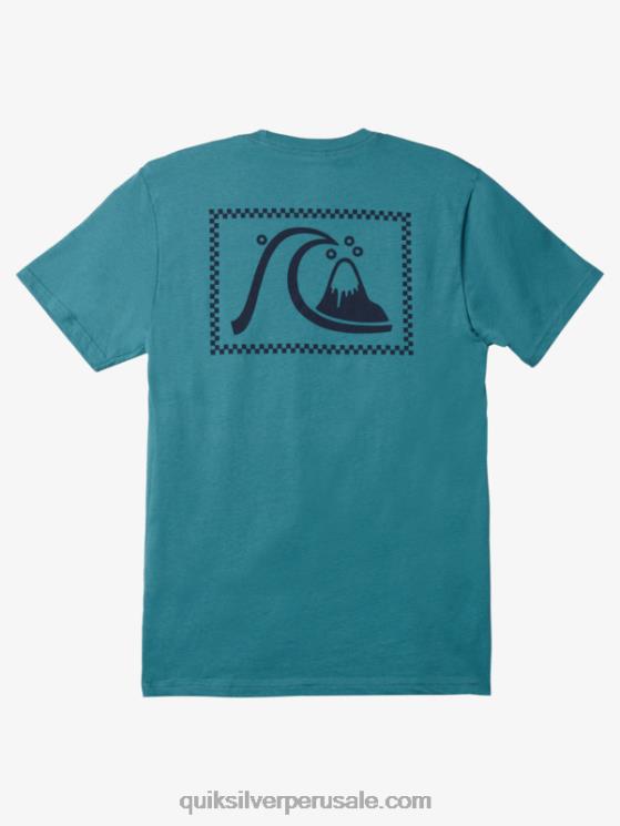 Quiksilver N8LNT1068 hombres azul bretaña la camiseta original
