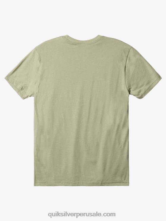 Quiksilver N8LNT1102 hombres brezo de salvia del desierto camiseta omni check