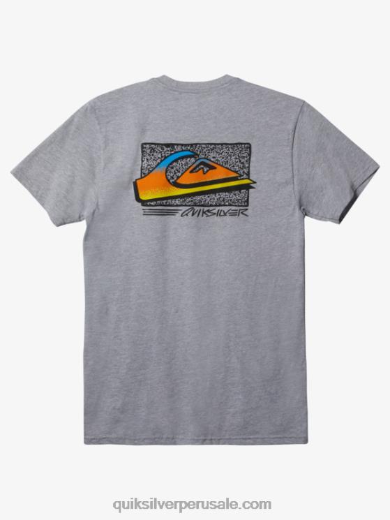 Quiksilver N8LNT1111 hombres brezo atlético camiseta retro desteñida