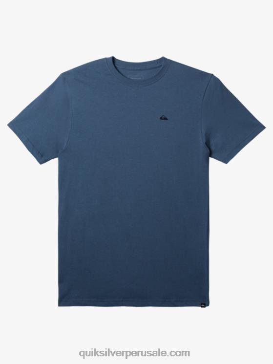 Quiksilver N8LNT111 hombres mar de bering camiseta mw con logo pequeño