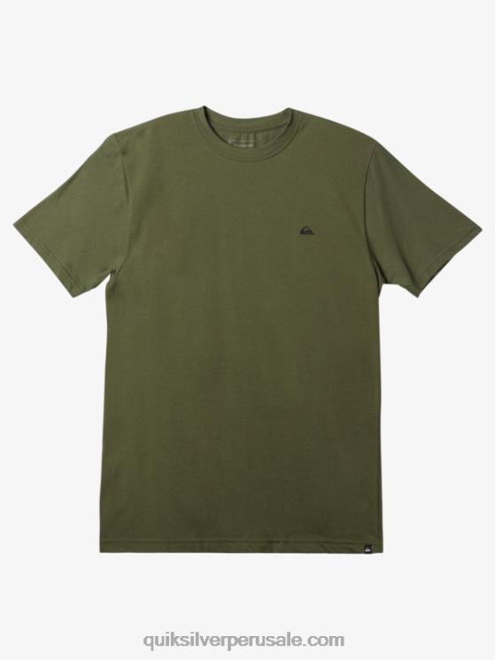 Quiksilver N8LNT112 hombres trébol de cuatro hojas camiseta mw con logo pequeño