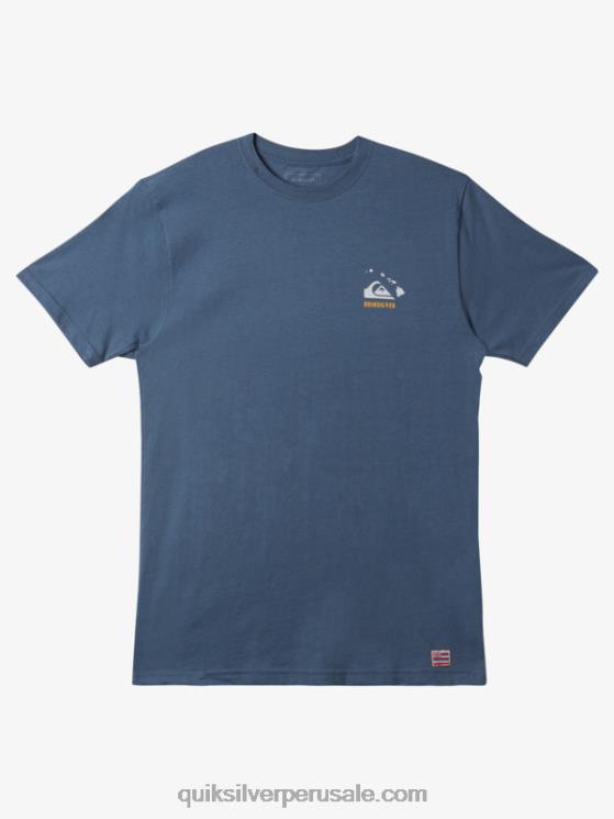 Quiksilver N8LNT118 hombres mar de bering camiseta de superviviente de hawaii