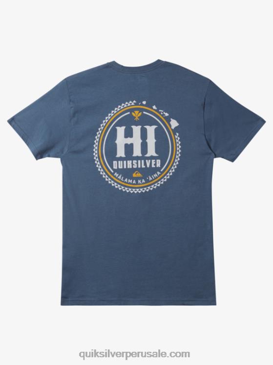 Quiksilver N8LNT118 hombres mar de bering camiseta de superviviente de hawaii