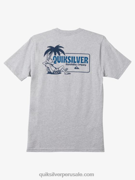 Quiksilver N8LNT1192 hombres brezo atlético camiseta tiempo de descanso