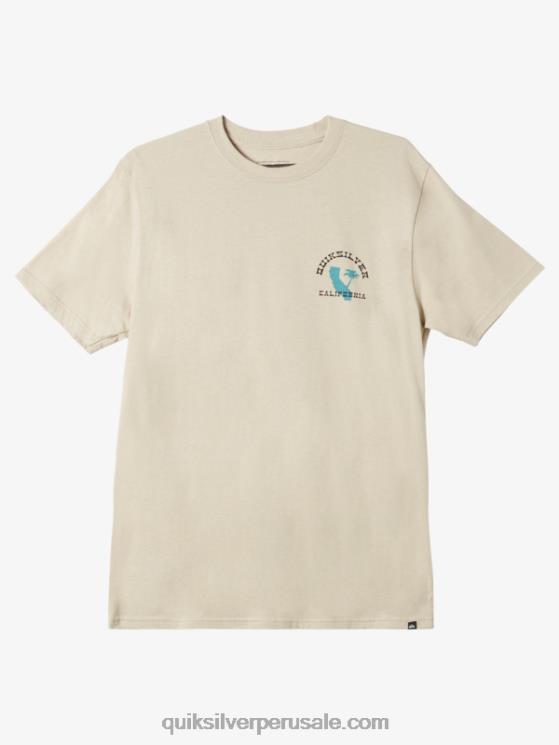 Quiksilver N8LNT1228 hombres plaza topo camiseta icónica del oeste de california
