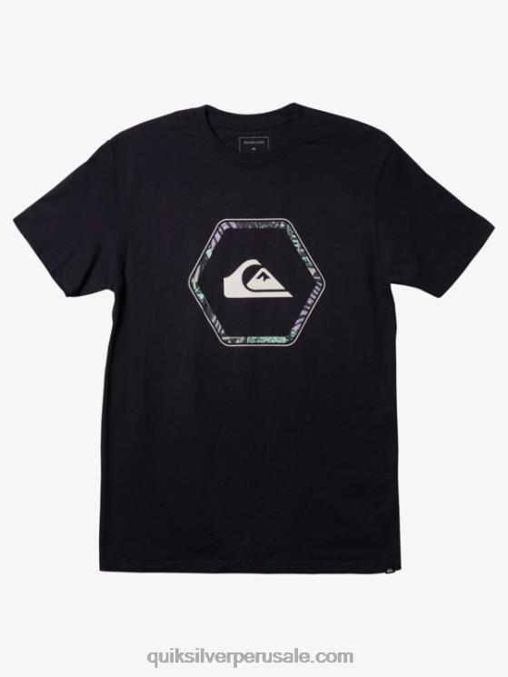 Quiksilver N8LNT1237 hombres chaqueta azul marino camiseta en formas