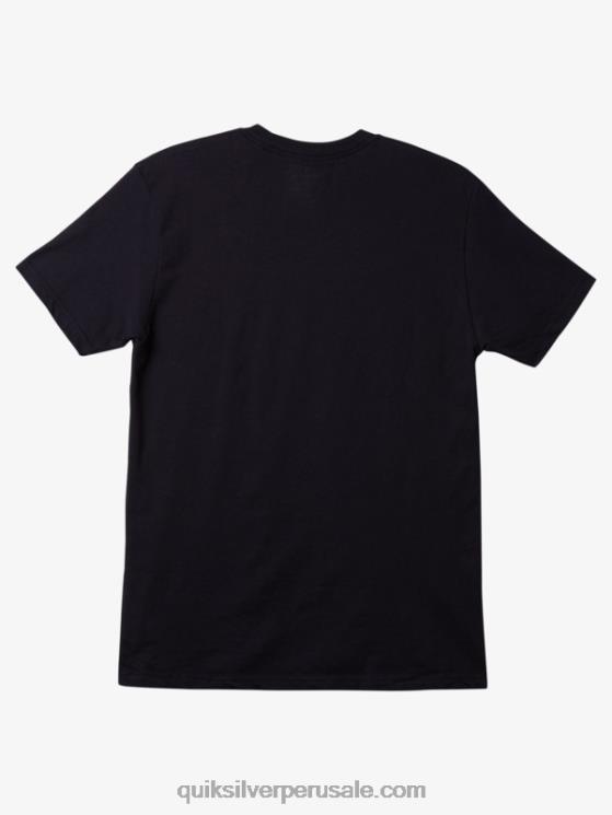 Quiksilver N8LNT1237 hombres chaqueta azul marino camiseta en formas