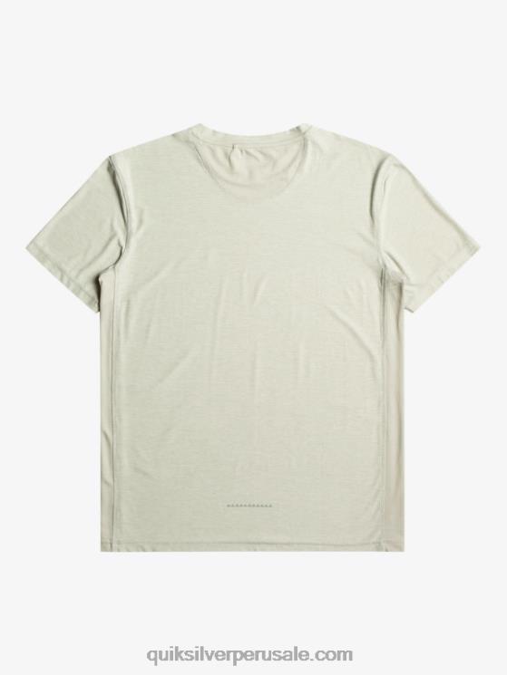 Quiksilver N8LNT1329 hombres brezo gris violeta camiseta corredor de la costa