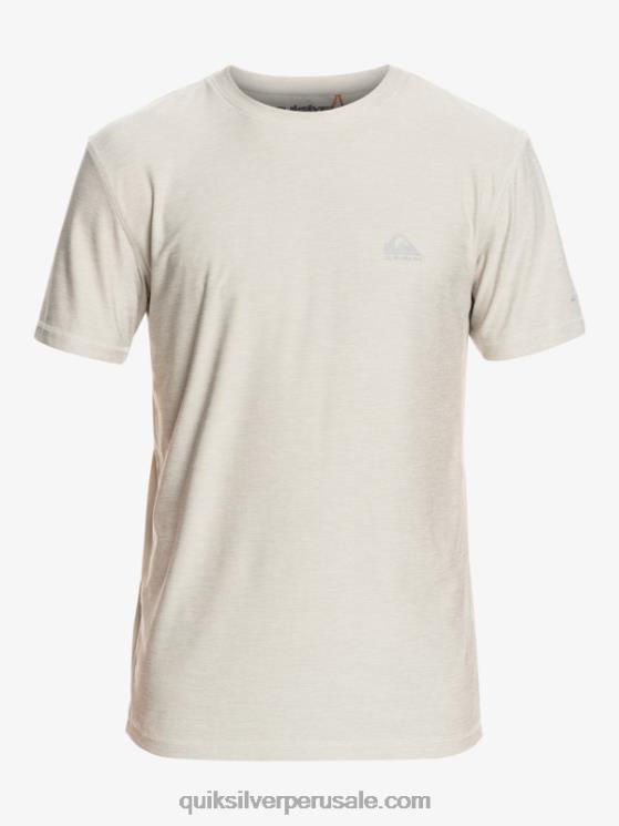 Quiksilver N8LNT1329 hombres brezo gris violeta camiseta corredor de la costa