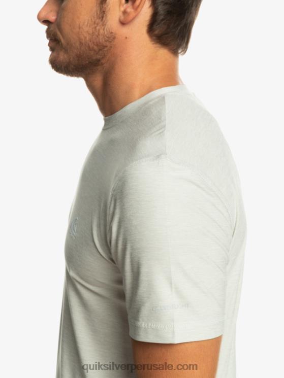 Quiksilver N8LNT1329 hombres brezo gris violeta camiseta corredor de la costa