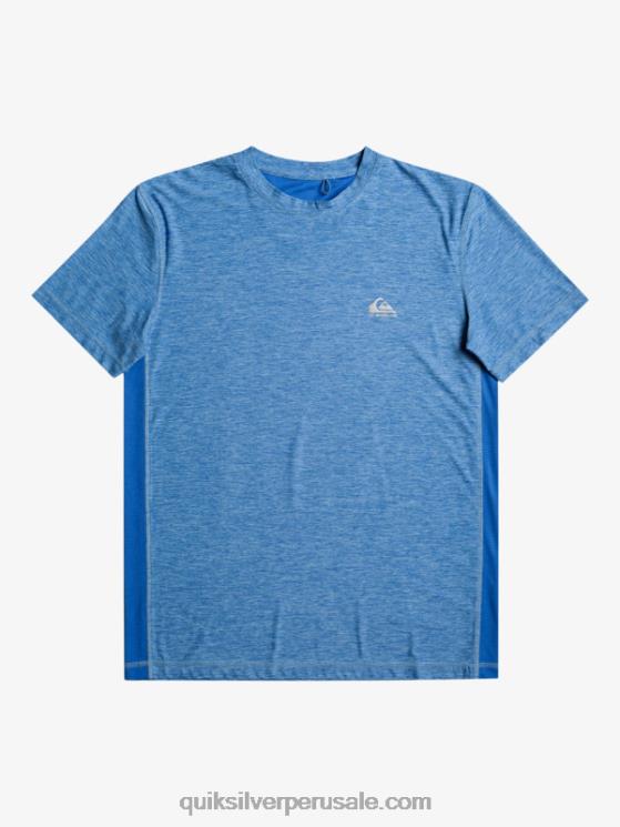 Quiksilver N8LNT1331 hombres snorkel azul camiseta corredor de la costa