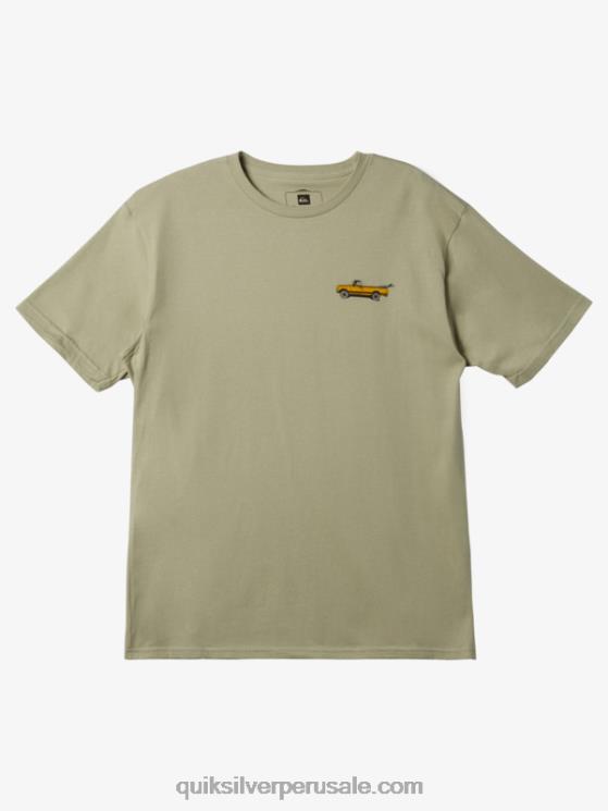 Quiksilver N8LNT1344 hombres té playera con balizas de waterman