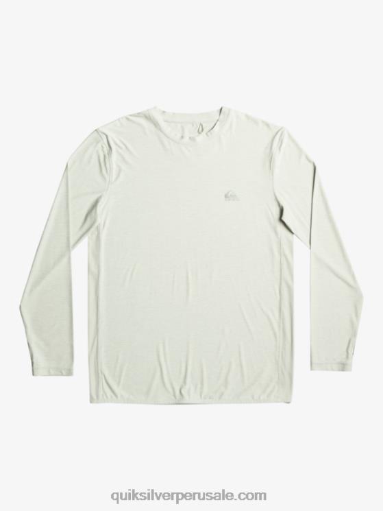 Quiksilver N8LNT1347 hombres brezo gris violeta camiseta de manga larga de corredor de la costa