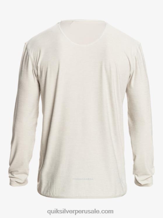 Quiksilver N8LNT1347 hombres brezo gris violeta camiseta de manga larga de corredor de la costa