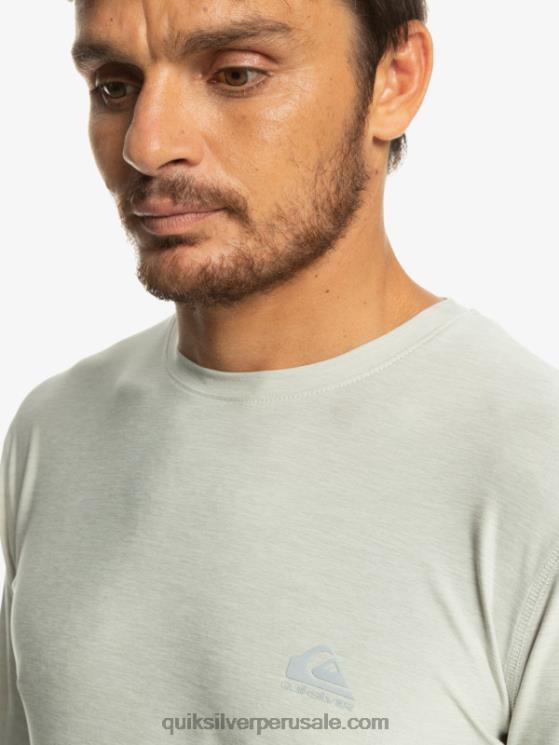Quiksilver N8LNT1347 hombres brezo gris violeta camiseta de manga larga de corredor de la costa