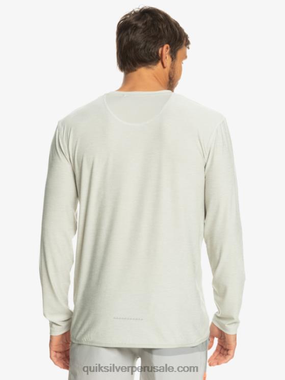 Quiksilver N8LNT1347 hombres brezo gris violeta camiseta de manga larga de corredor de la costa