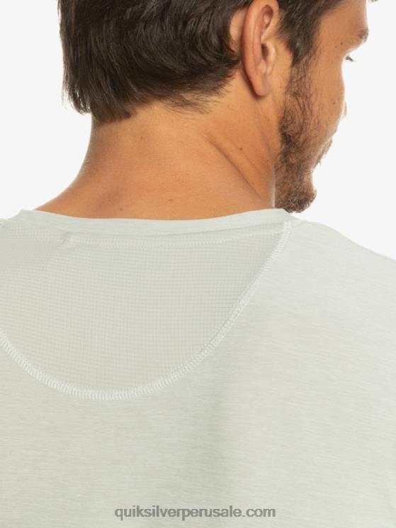 Quiksilver N8LNT1347 hombres brezo gris violeta camiseta de manga larga de corredor de la costa