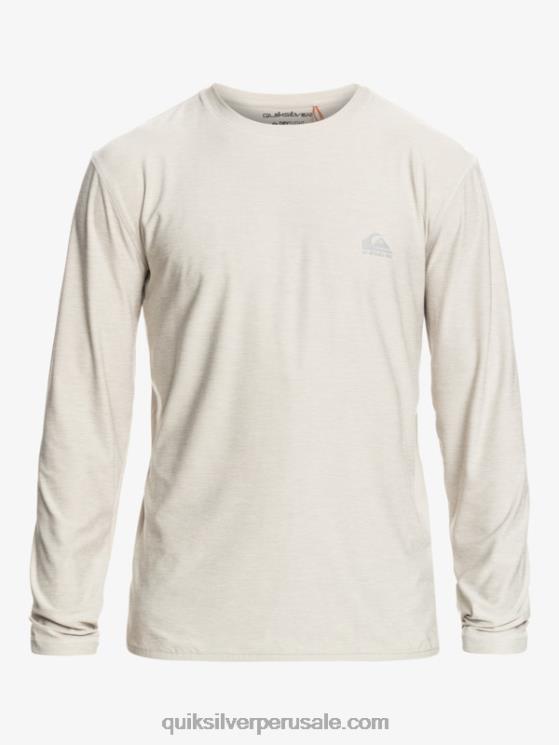Quiksilver N8LNT1347 hombres brezo gris violeta camiseta de manga larga de corredor de la costa