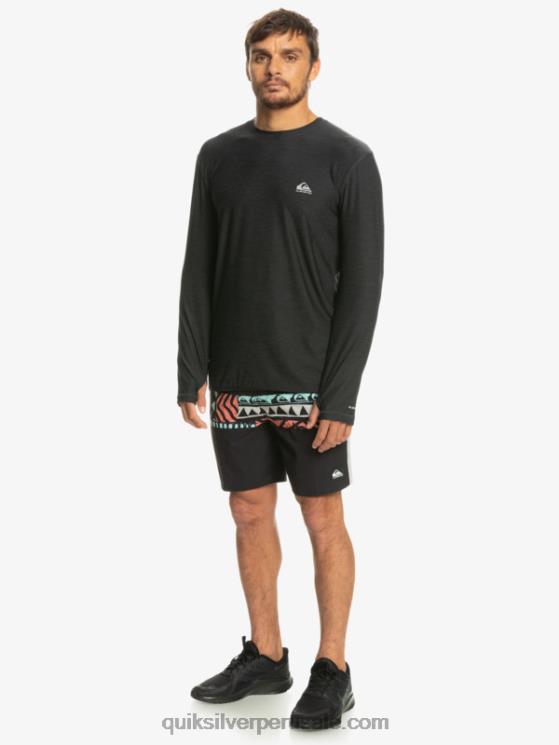 Quiksilver N8LNT1348 hombres brezo fantasma camiseta de manga larga de corredor de la costa